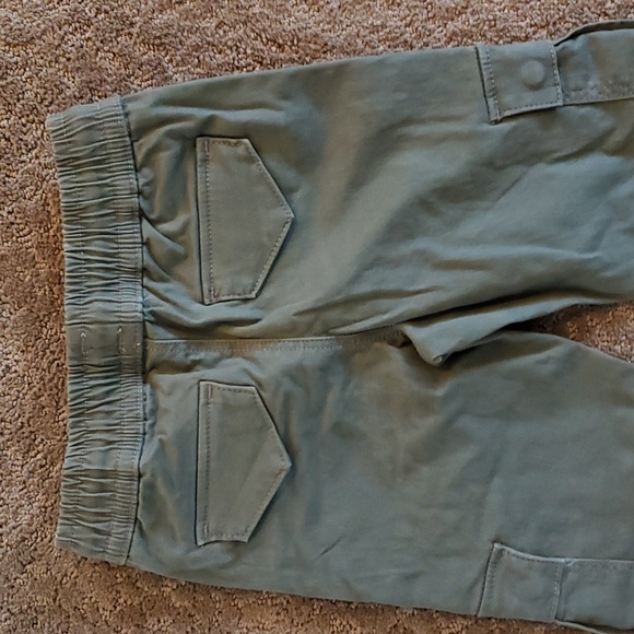 Boys Falls Creek Cotton Twill Cargo Pants Size Sm 6/7 Large NWT Army Olive Green - Picture 5 of 5